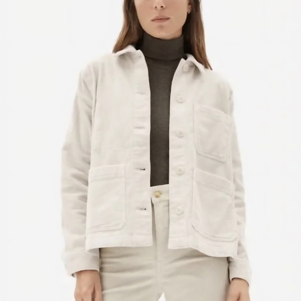 Everlane Women's Light Beige Utility Jacket
